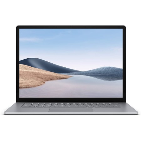 Grado A- Microsoft Surface Laptop 4 Platinum con Amd Ryzen 6C R5-4680u - 16Gb 256Gb SSD 13.5" Touch Screen W11p