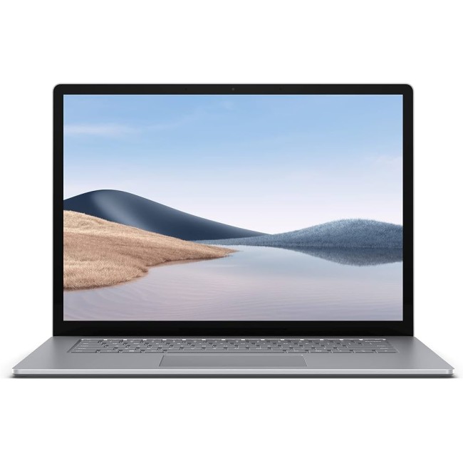 Grado A- Microsoft Surface Laptop 4 Platinum con Amd Ryzen 6C R5-4680u - 16Gb 256Gb SSD 13.5" Touch Screen W11p
